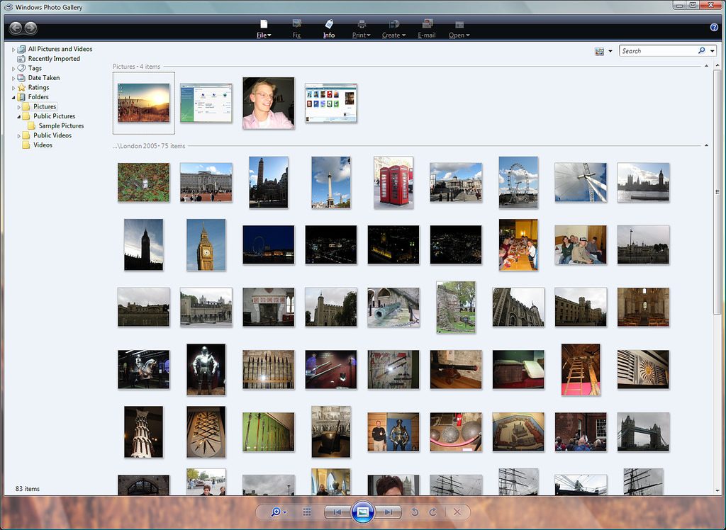 windows photo gallery