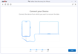 starts analyzing the connected device
